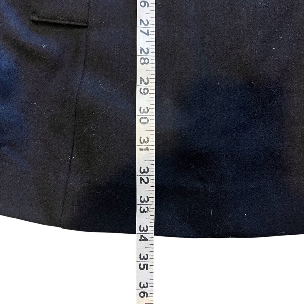 Newport News Black Wool Peacoat Size 10 - Picture 6 of 6